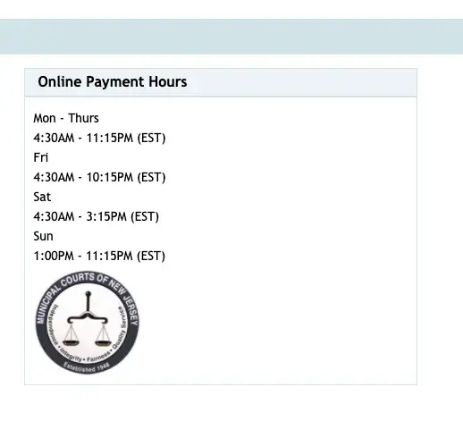 njmc online payment hours